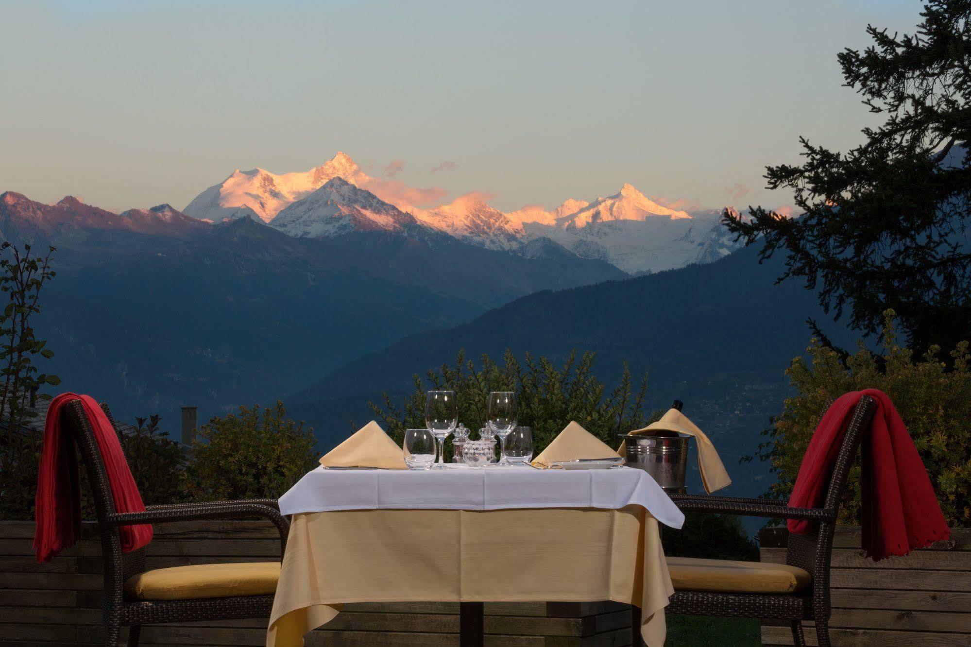 Aparthotel Helvetia Crans-Montana Dış mekan fotoğraf