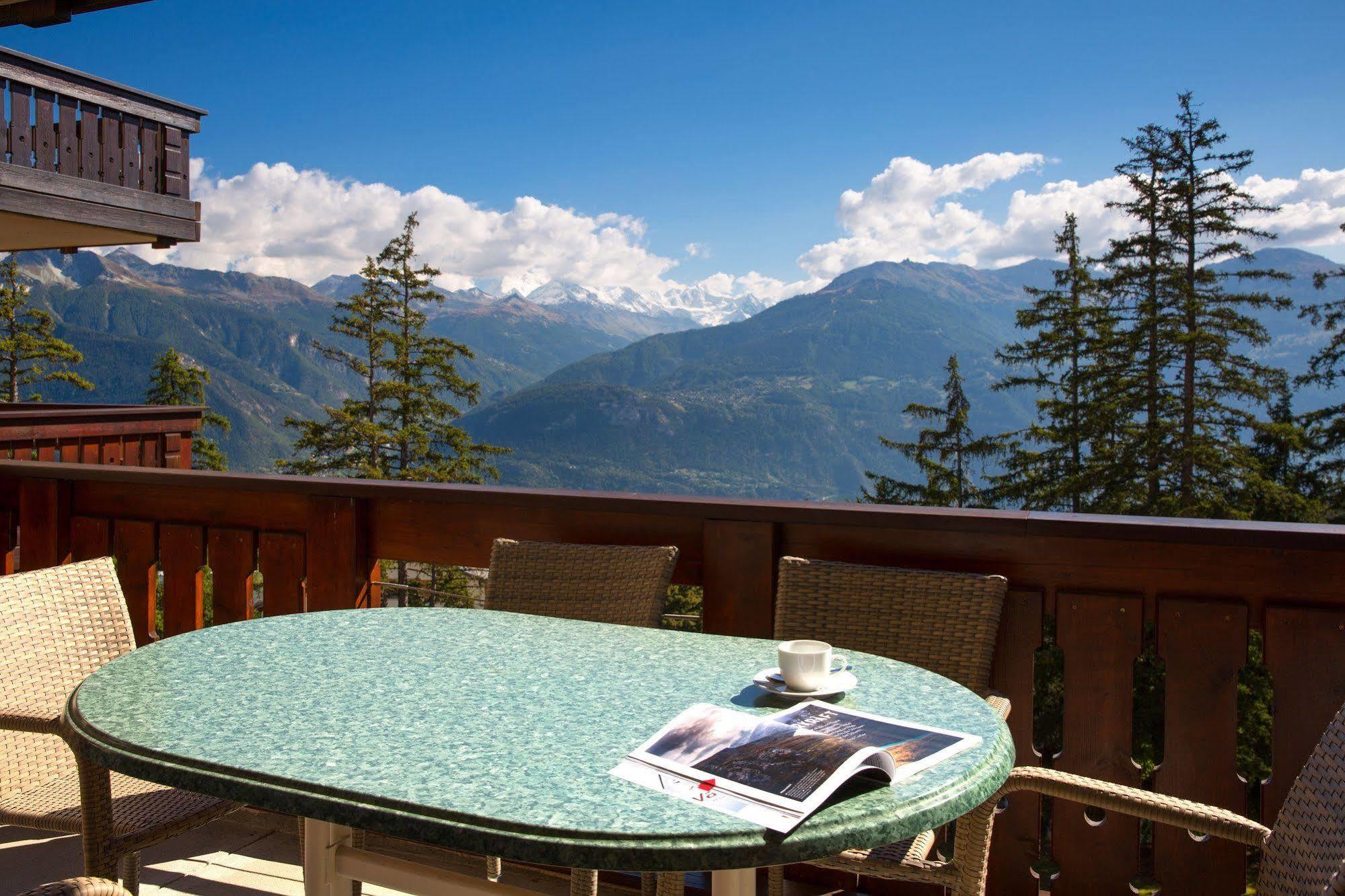 Aparthotel Helvetia Crans-Montana Dış mekan fotoğraf